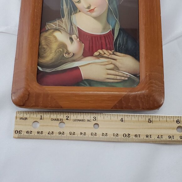 VTG Our Lady of Providence Madonna & Child Framed Religious Art Print - Picture 6 of 12